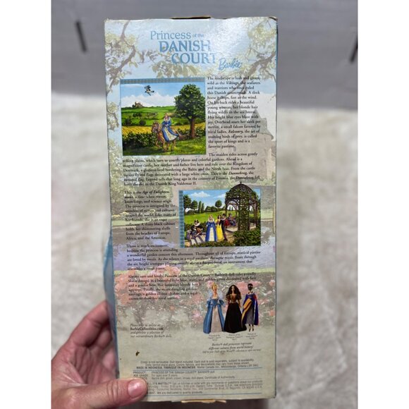 Barbie Princess Of The Danish Court Collector Edition Doll In Original Box - Picture 6 of 6